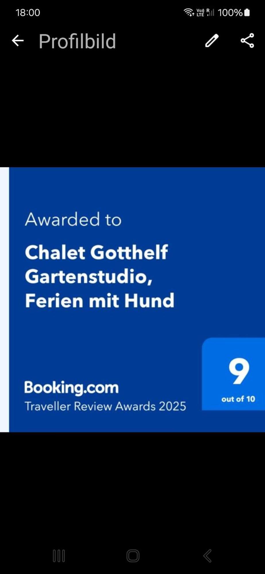 Chalet Gotthelf Gartenstudio, Ferien Mit Hund Αντελμπόντεν Εξωτερικό φωτογραφία